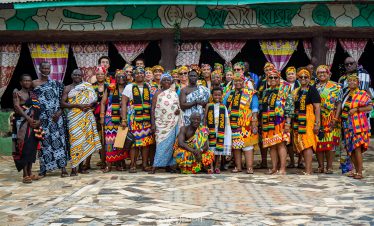 Ghana Tour Group after naming ceremony with local chiefs
